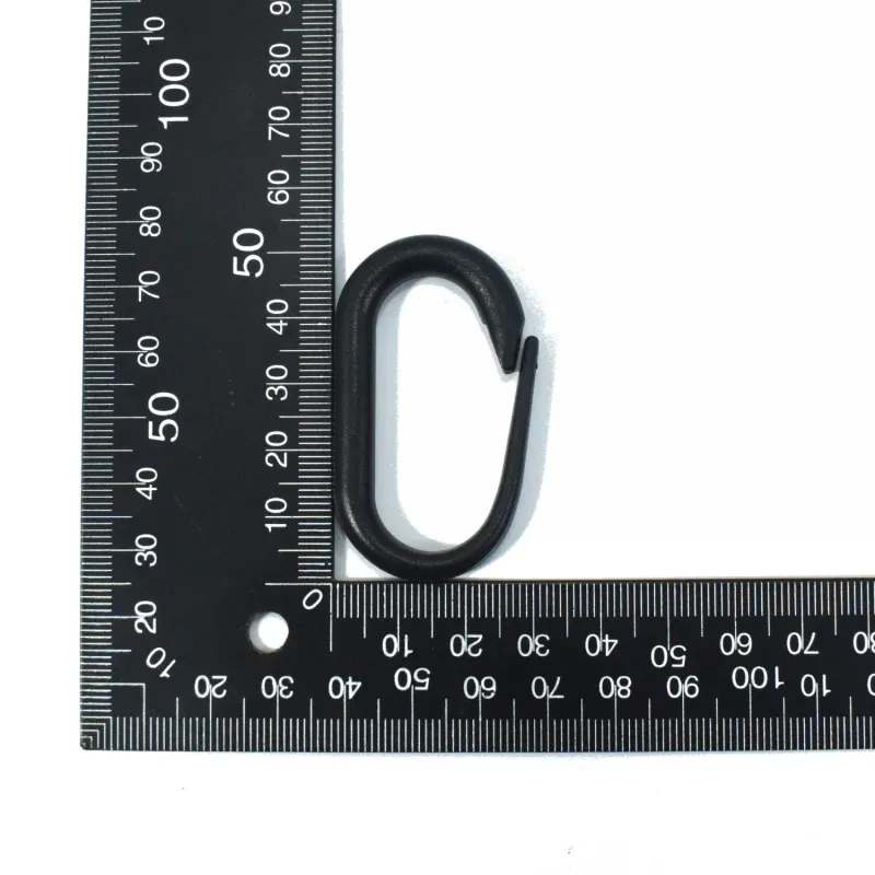 Plastic Oval Hanging Buckle Carabiner – DIY Backpack Accessories Clip Hook