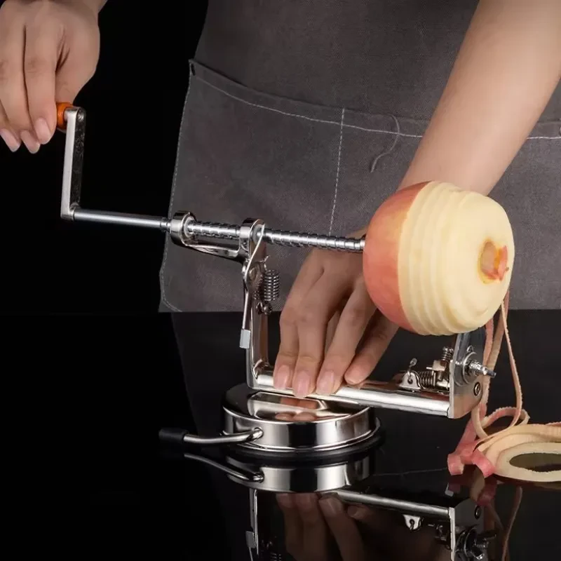 Hand-Operated Electroplating Peeler – Commercial Multi-Functional 3-in-1 Manual Kitchen Gadget