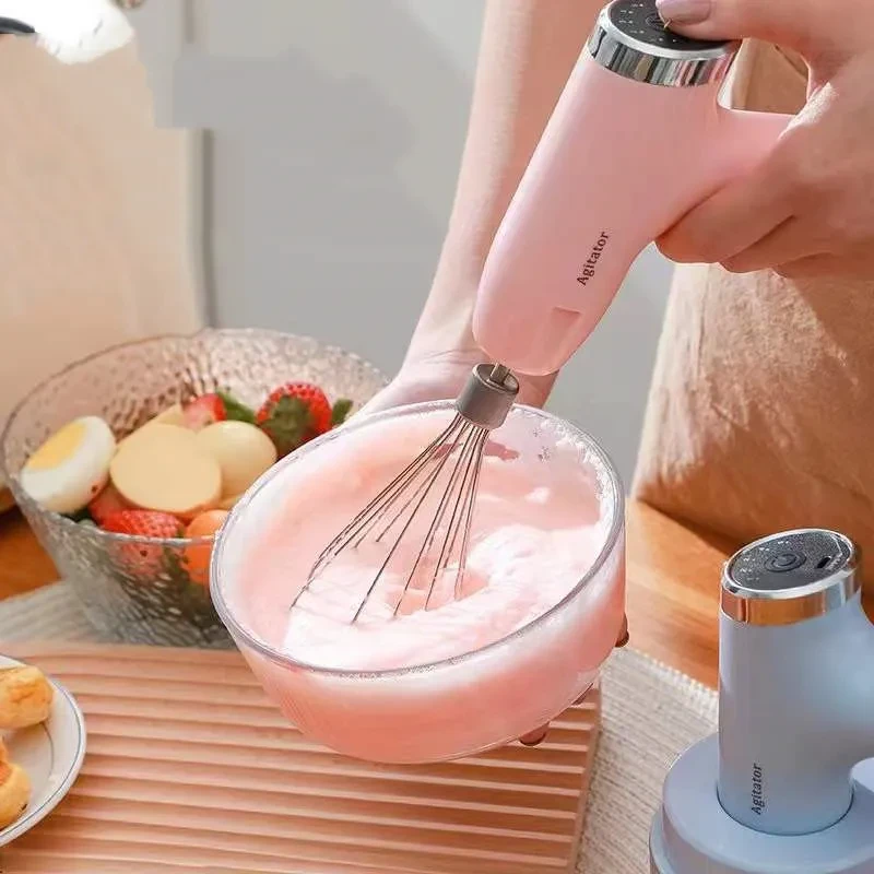 Wireless Electric Whisk – Automatic Household Cream Blender & Multi-Function Handheld Mixer