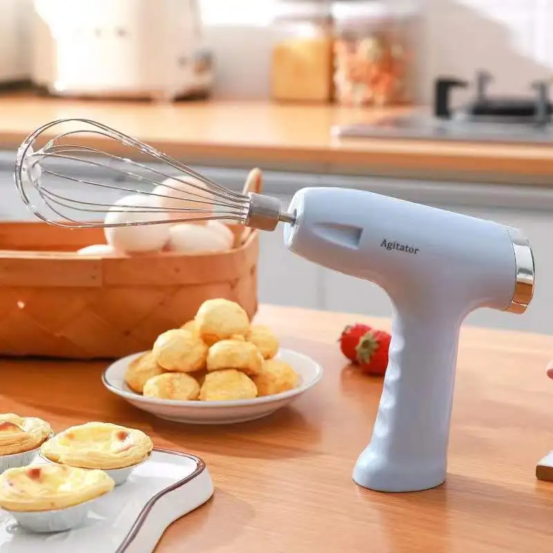 Wireless Electric Whisk – Automatic Household Cream Blender & Multi-Function Handheld Mixer