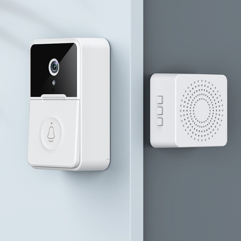 Smart Video Doorbell with Remote Monitoring – HD Night Vision, Motion Detection, 2.4G WiFi & Sound Change Feature
