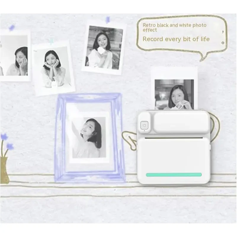 Portable Mini Thermosensitive Bluetooth Printer - Compact and Efficient Mobile Printing Solution