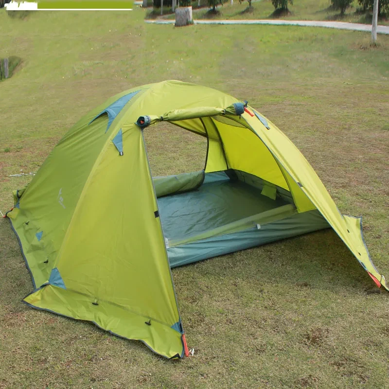 Double Camping Tent – Aluminium Pole, Waterproof Anti-Storm Outdoor Travel Shelter