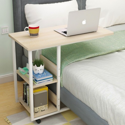 Portable Bedside Laptop Table – Adjustable Lazy Desk for Home & Office