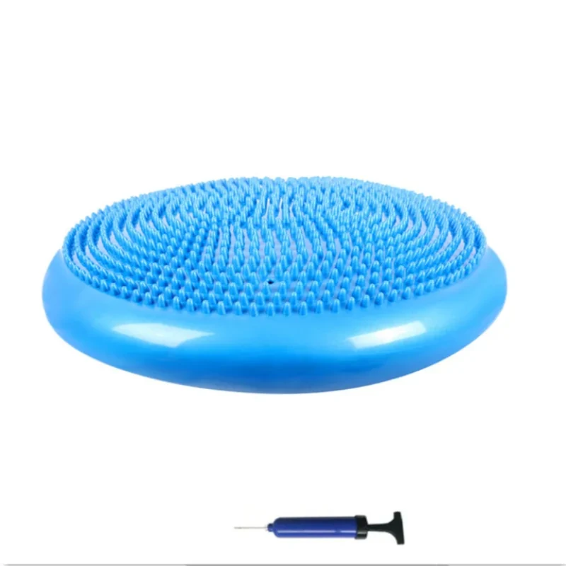 Inflatable Foot Massage Balance Pad – Yoga Fitness Stability Disc with Pump