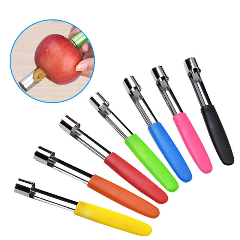 Stainless Steel Fruit Corer – Apple Core Extractor Kitchen Gadget for Effortless Fruit Prep