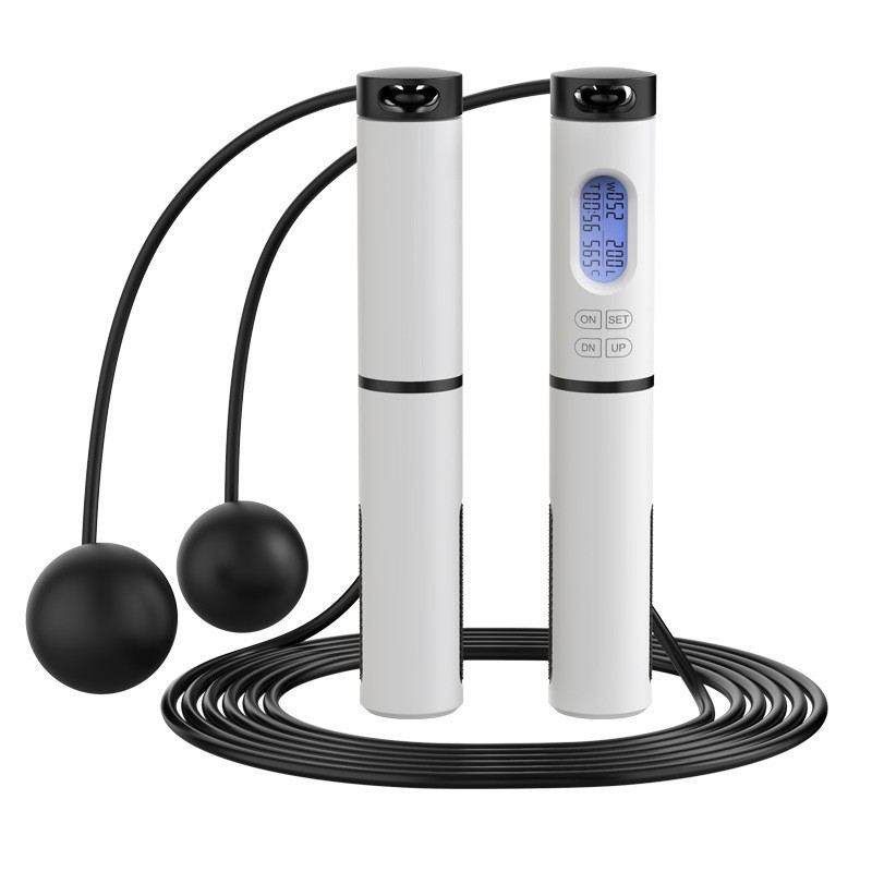 Fitness Smart Skipping Rope – Adjustable Counting Jump Rope with LED Display & Calorie Tracker