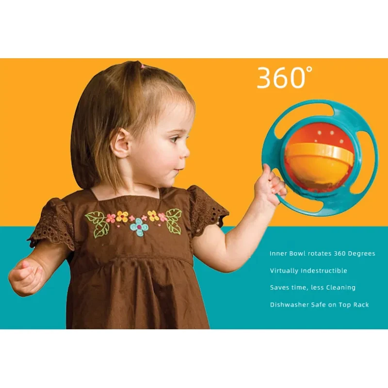 Spill-Proof Balance Baby Bowl