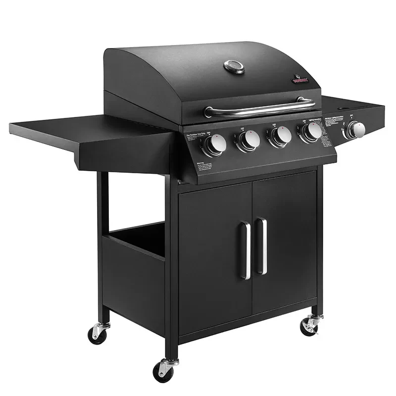 Outdoor Gas Barbecue Grill – Large Liquefied Gas BBQ Oven
