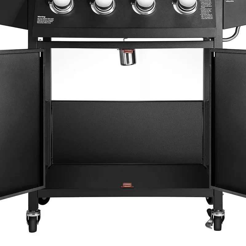 Outdoor Gas Barbecue Grill – Large Liquefied Gas BBQ Oven
