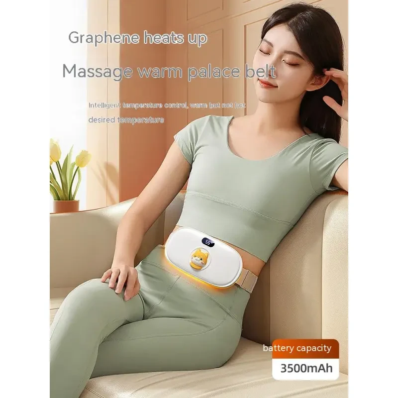 Menstrual Heating Pad – Rechargeable Stomach Pain Relief Belt with Adjustable Heat
