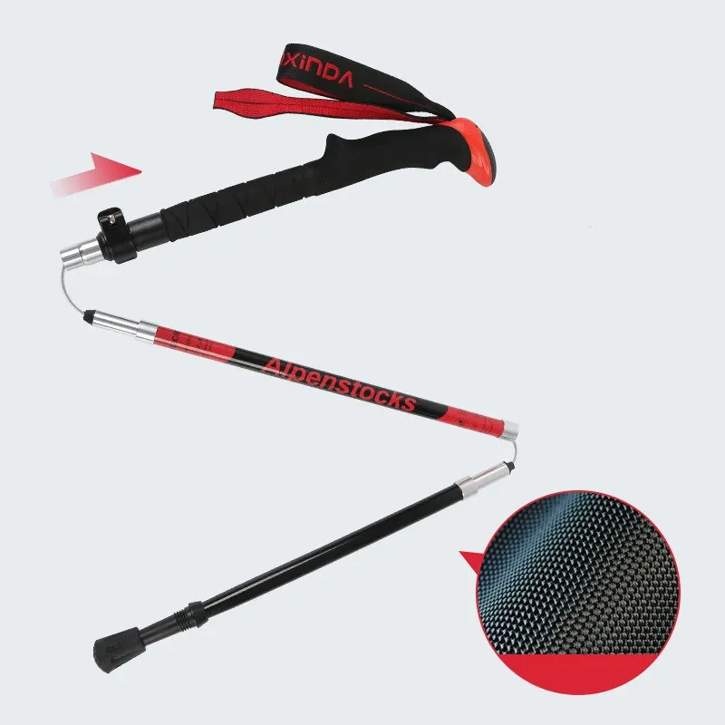 Ultralight Carbon Trekking Poles – Durable Adjustable Hiking Poles for Outdoor Adventures