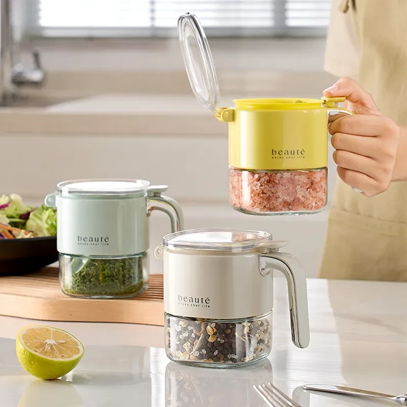 Light Luxury Sealed Glass Seasoning Jar