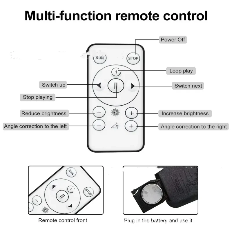 3D Holographic Projector – Stereo Rotating Naked Eye Display with Suspension Effect